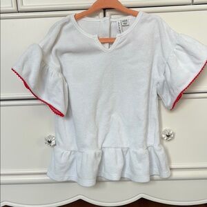 Janie and Jack white bathing suit cover